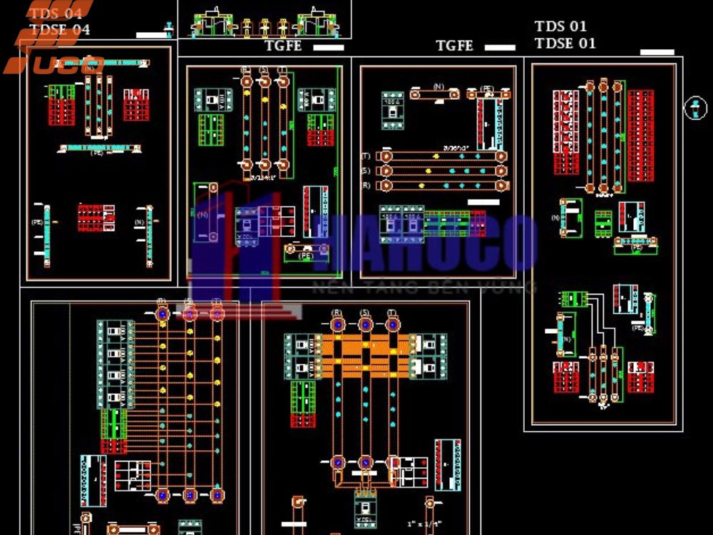 Sơ đồ lắp đạt tủ điện hạ áp